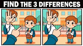 Find the Difference Game, Can You Spot 3 | Genius Brain Test | Picture Puzzle Puzzle#142
