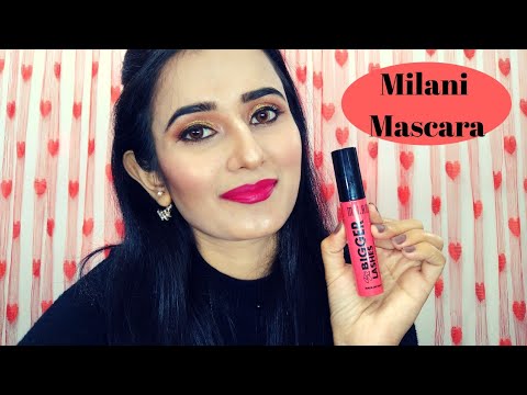 Video: Milani Big & Bigger Lashes Maximale Volumen Mascara Review