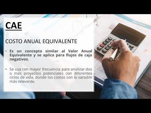 Costo Anual Equivalente CAE - Aplicación y explicación con ejemplo en la Evaluación de Proyectos 👍👍