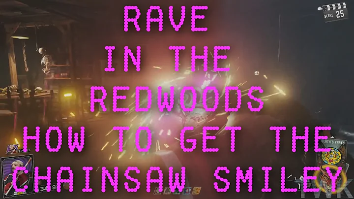 Rave in the Redwoods - How to get the slashers chainsaw smiley Easter Egg & kill slasher