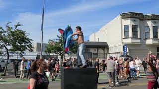 Flag Dancer On Podium 2018
