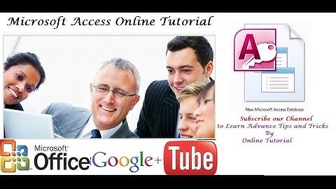 14  MICROSOFT ACCESS HOW TO CREATE  FORM PIVOTTABLE VIEW