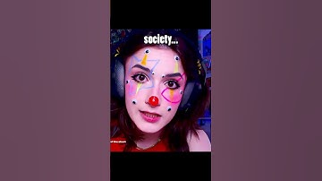 "wow your clown makeup already looks great!"