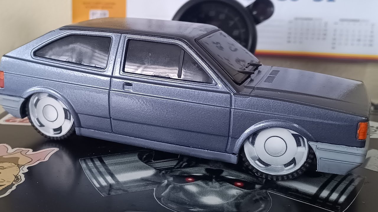 GOL QUADRADO MINIATURA,  PINTURA QUE NÃO  DEU CERTO !!!