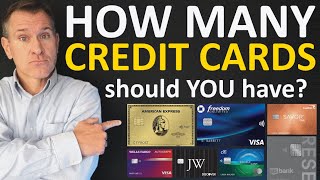 How Many Credit Cards Should YOU Have?  How many credit cards is too many? 2024