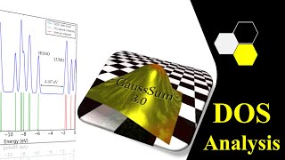 🔬 DOS Analysis using GaussSum | Step-by-Step Tutorial