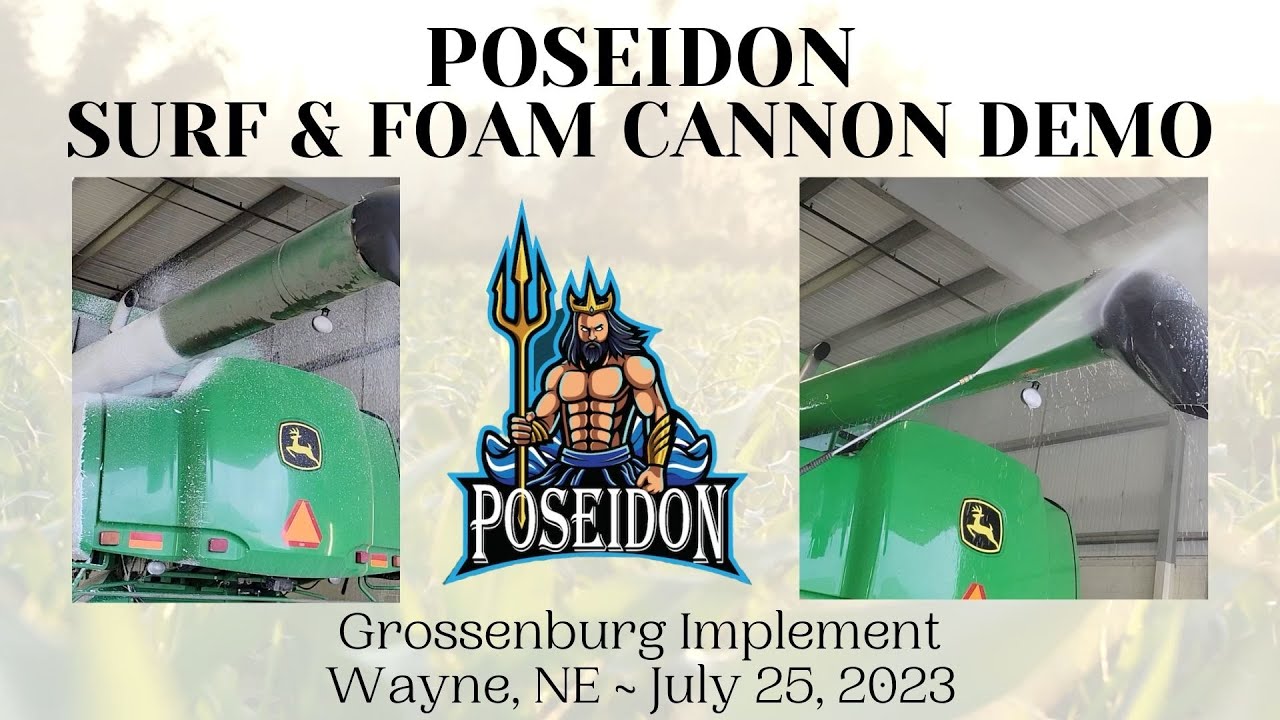 Poseidon Demo of SURF & Foam Cannon against Diesel Exhaust