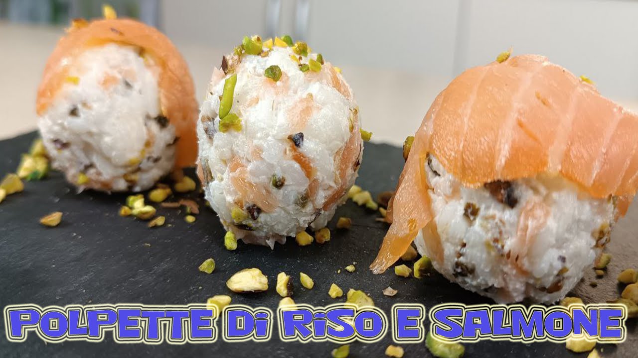 POLPETTE DI RISO SENZA COTTURA - Antipasto veloce e facile da fare.