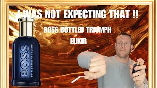 Boss bottled Triumph elixir first impressions