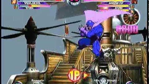 MvC2 Online (360): Brett (MSP) vs Theo (MSP) 2 .:12.26.09:.