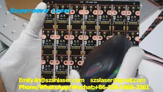 Celebrity PCB QR code laser printing machine Wealth