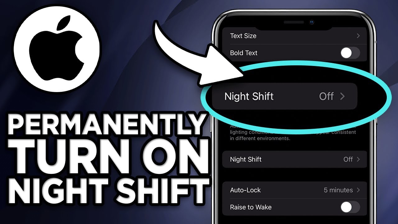 How To Permanently Turn On Night Shift On iPhone YouTube