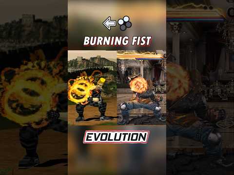 Paul Pheonix Burning Fist Move Evolution | Tekken #tekken #tekken8 #gaming #shorts #paul #kazuya