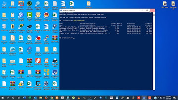 How to get Mac address by Windows Powershell Command