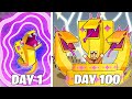 I Survived 100 Days as a PSYCHIC SNAKE in HARDCORE Minecraft!