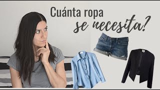 ¿Cuánta ropa usas? MINIMALISMO & ROPA. Haz este simple ejercicio.