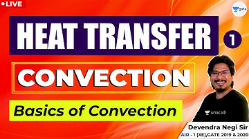 Heat Transfer | Convection | Lec - 1 | GATE & ESE | Mechanical & Chemical Engineering