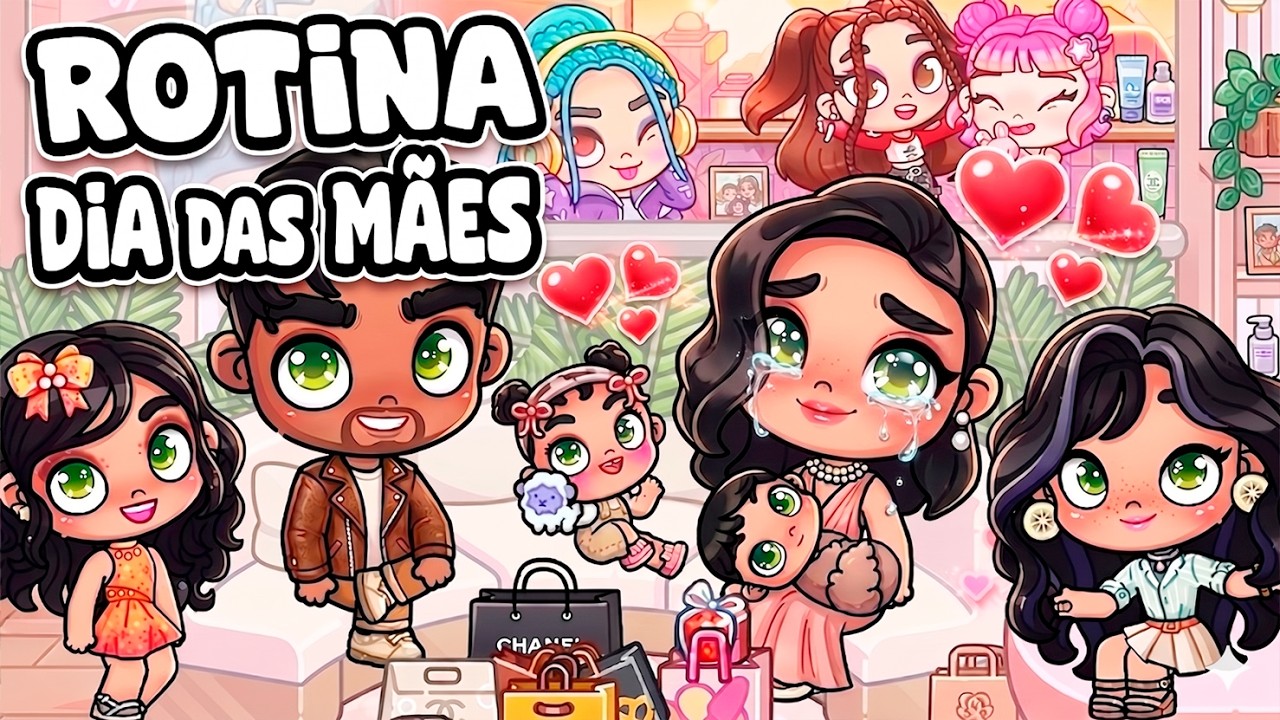 ROTINA DIA DAS MÃES | FAMÍLIA PATTER - AVATAR WORLD ROTINAS E HISTÓRIAS