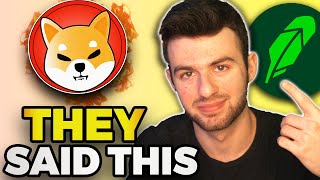 ROBINHOOD RESPONDS TO SHIBA INU LISTING ?? HUGE SHIBA INU TOKEN UPDATE (SHIBA INU PRICE UPDATE)