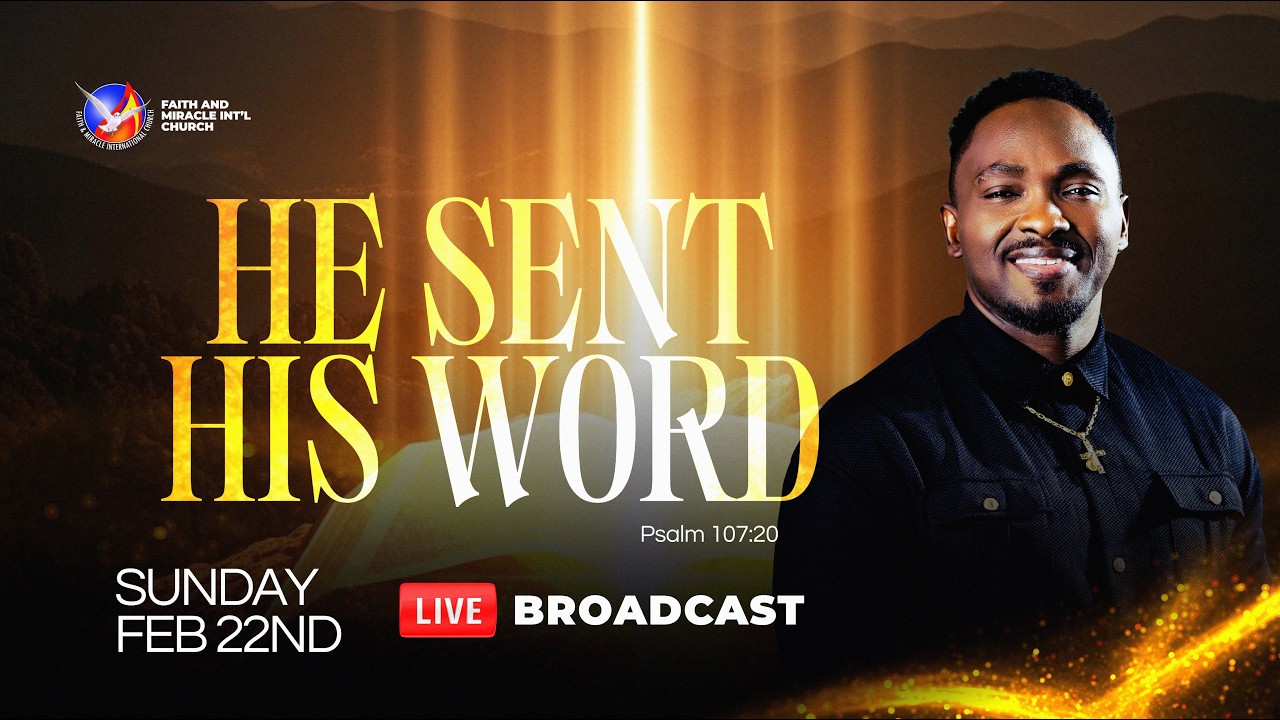 HE SENT HIS WORD|| Live Sunday Service [22.02.2026] #liveservice