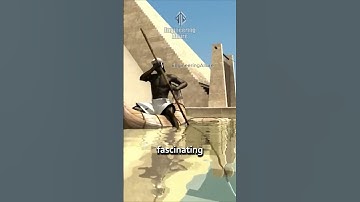 Were the Pyramids Built with Water? 😮 A Fascinating Theory #shorts