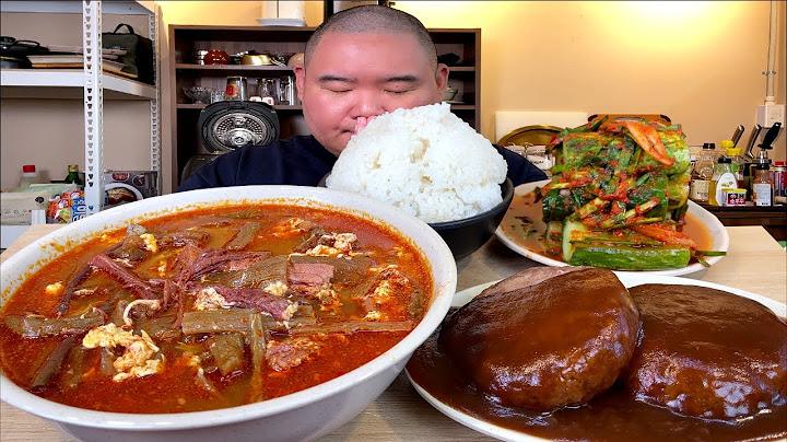 팔봉산 달봉스님의 옛날육개장+함박스테끼+오이소박이+고봉밥 공양 MUKBANG