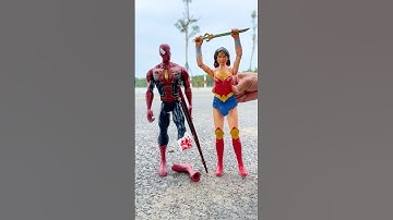 Wonder Woman tests Spider Man