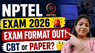 NPTEL Exam September 2026 🚨 BIG UPDATE | Exam Centre, Hall Ticket & Exam Format