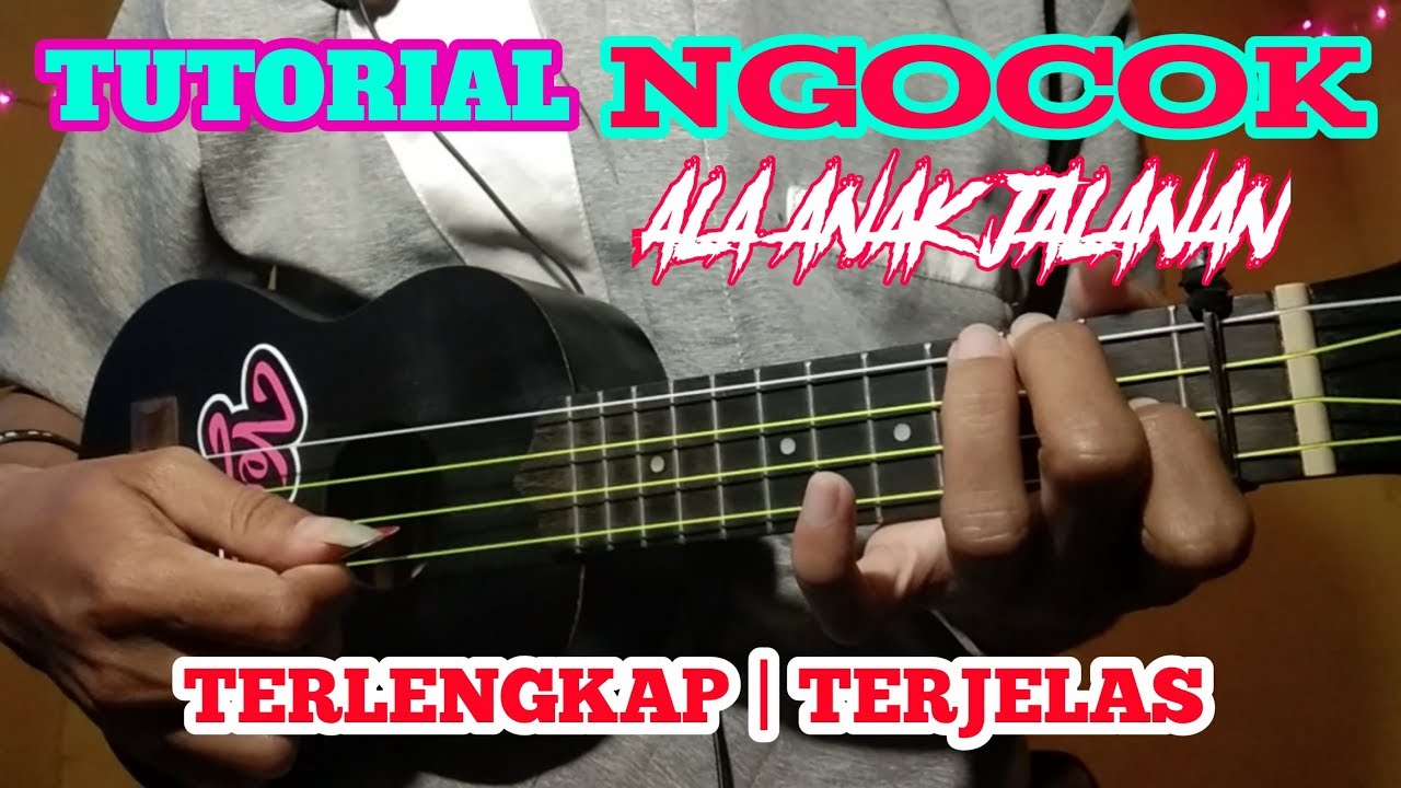 Tutorial genjrengan ukulele senar 4 ala anak jalanan