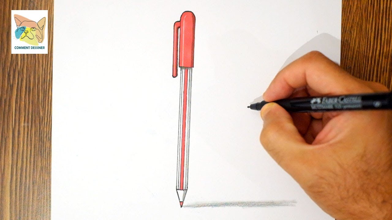 comment dessiner un stylo - YouTube