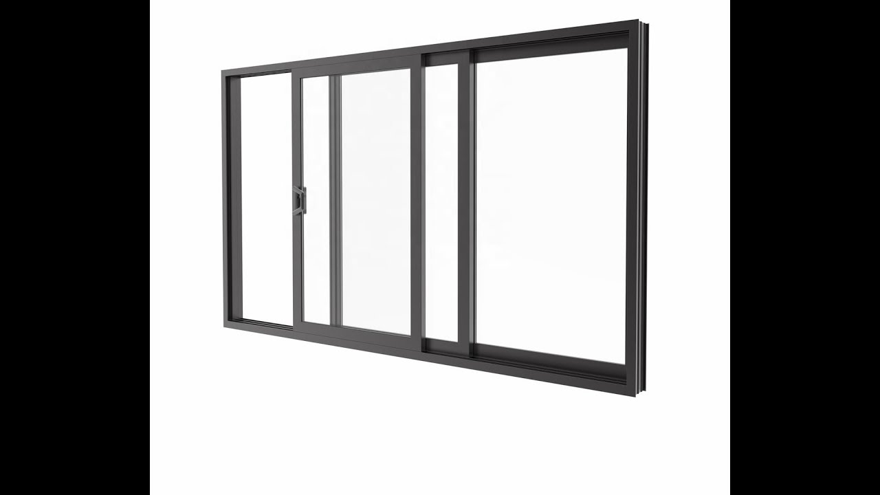 Custom aluminum sliding door YouTube