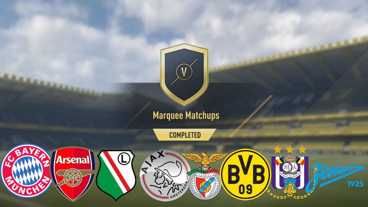 FIFA 17 UCL/EL MARQUEE MATCHUPS SBC COMPLETED/CHEAP! CHEAPEST WAY TO COMPLETE MARQUEE MATCHUPS SBC