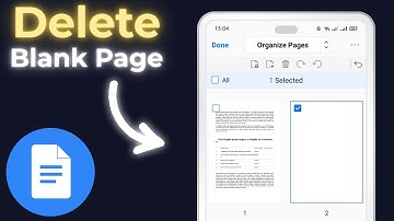 How To Delete Blank Page In Docs Using Phone
