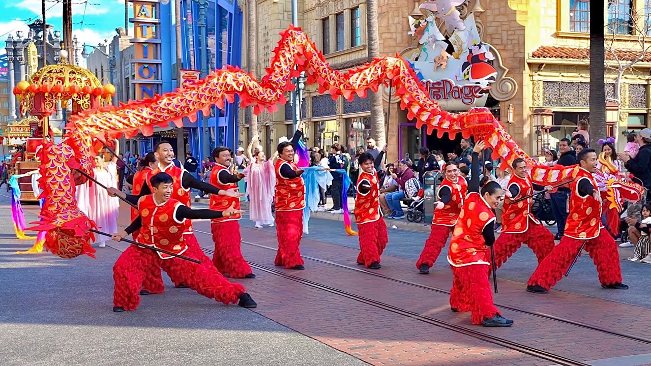Mulan's Lunar New Year Parade 2026 at Night Time | Disney California Adventure 4K 60HDR - POV 