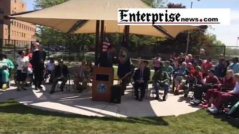 Massachusetts Secretary of Veterans’ Services Francisco A. Ureña a ribbon cutting event for the new
