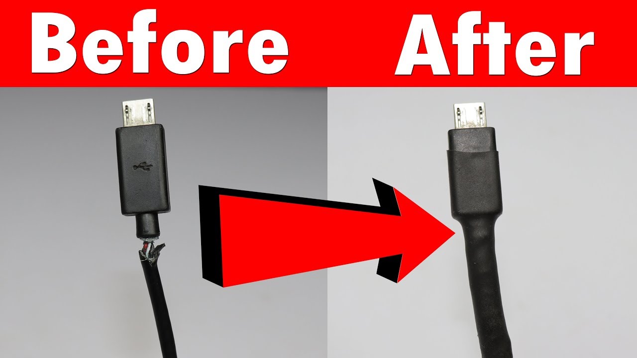 How to fix Broken mobile charger cable