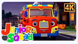 wheels spooky fire truck halloween songs nursery rhymes
