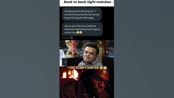 The Script Writer 😱🤣 Jay Shah 🤣😱