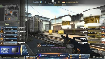 Fnatic vs Mouz [de_train MAP 2] CS:GO Fnatic Frag Out League 2014
