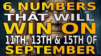 6 Lucky Numbers to FOCUS and GET RICH on  , 9TH ,  11TH and 13TH, SEPTEMBER 2025