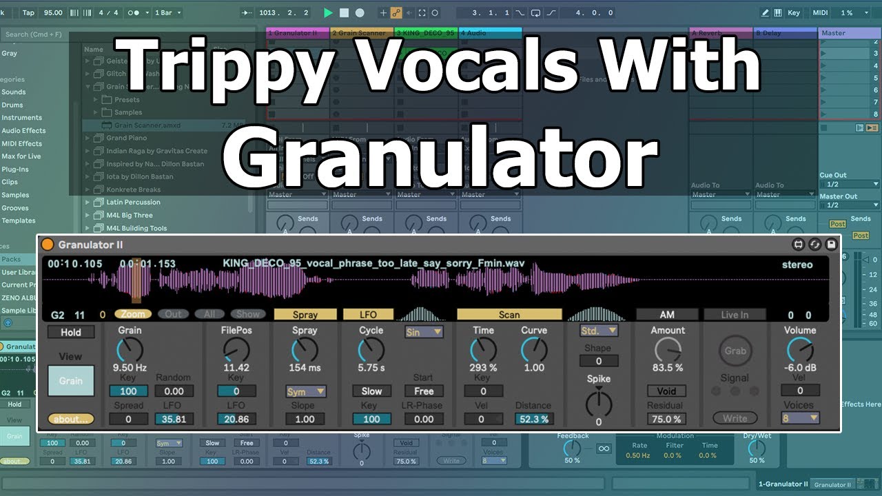 Create Trippy Vocals With Granular Synthesis | Abeton Live Tutorial