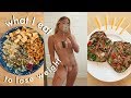 what I eat in a day + how I lost 8 lbs in one month