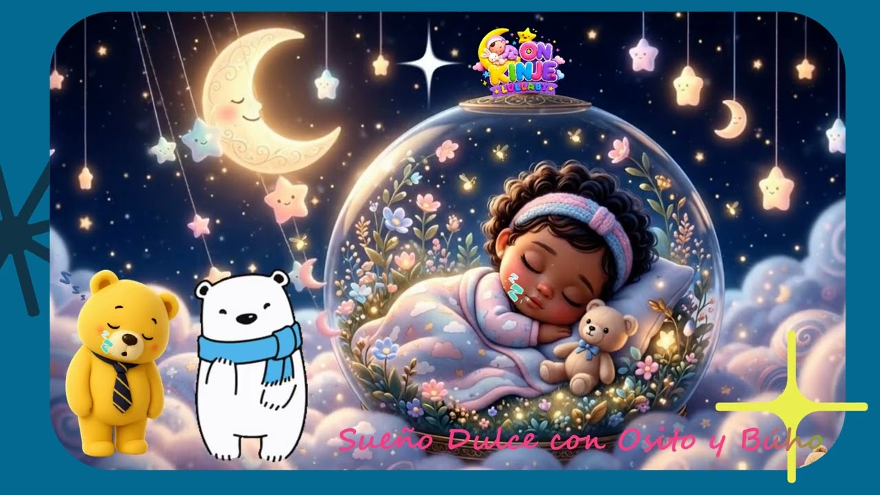 🌙🧸🦉 musica para dormir | Sueño Dulce con Osito y Búho 😴✨ Sweet Dream with Teddy Bear and Owl