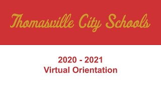 2020 Middle and High School Virtual Orientation
