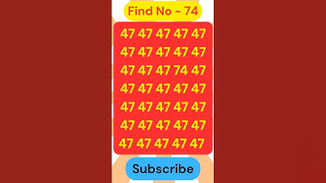 🤯 Find the Hidden Number in 5 Seconds! Mind-Blowing Number Puzzle! Quiz Gaming