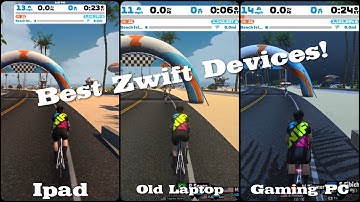 Zwift Device Comparison - M1 Ipad Pro -vs- Old Laptop -vs- Gaming PC - What looks best!