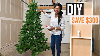 DIY| How to Flock a Christmas Tree ( Budget)