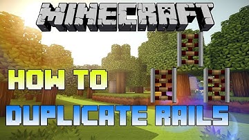 MINECRAFT XBOX / PS - RAIL DUPLICATION GLITCH - NEW - TUTORIAL - TU64