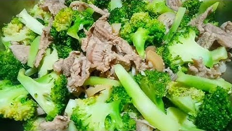 Súp Lơ ( Bông Cải Xanh) Xào Thịt Bê Thơm Ngon Giòn Ngọt