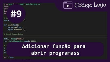 Como Criar O Seu Próprio Assistente Virtual com Python 2021 - #9